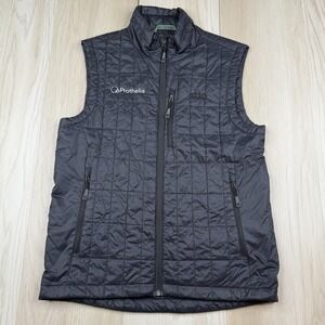 Stio Azura Insulated Vest Mens PrimaLoft Packable Lightweight S Small Black Logo